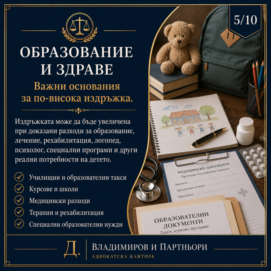 Увеличение на издръжка на дете 5 Увеличение на издръжка на дете