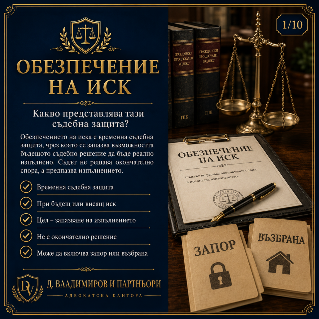 Обезпечение на граждански иск Обезпечение на граждански иск