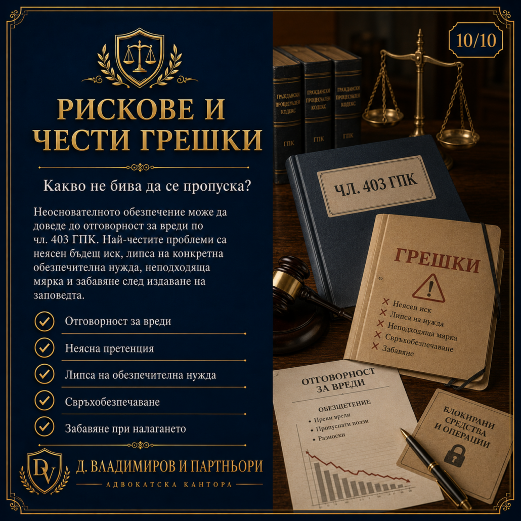 Обезпечение на граждански иск 9 Обезпечение на граждански иск