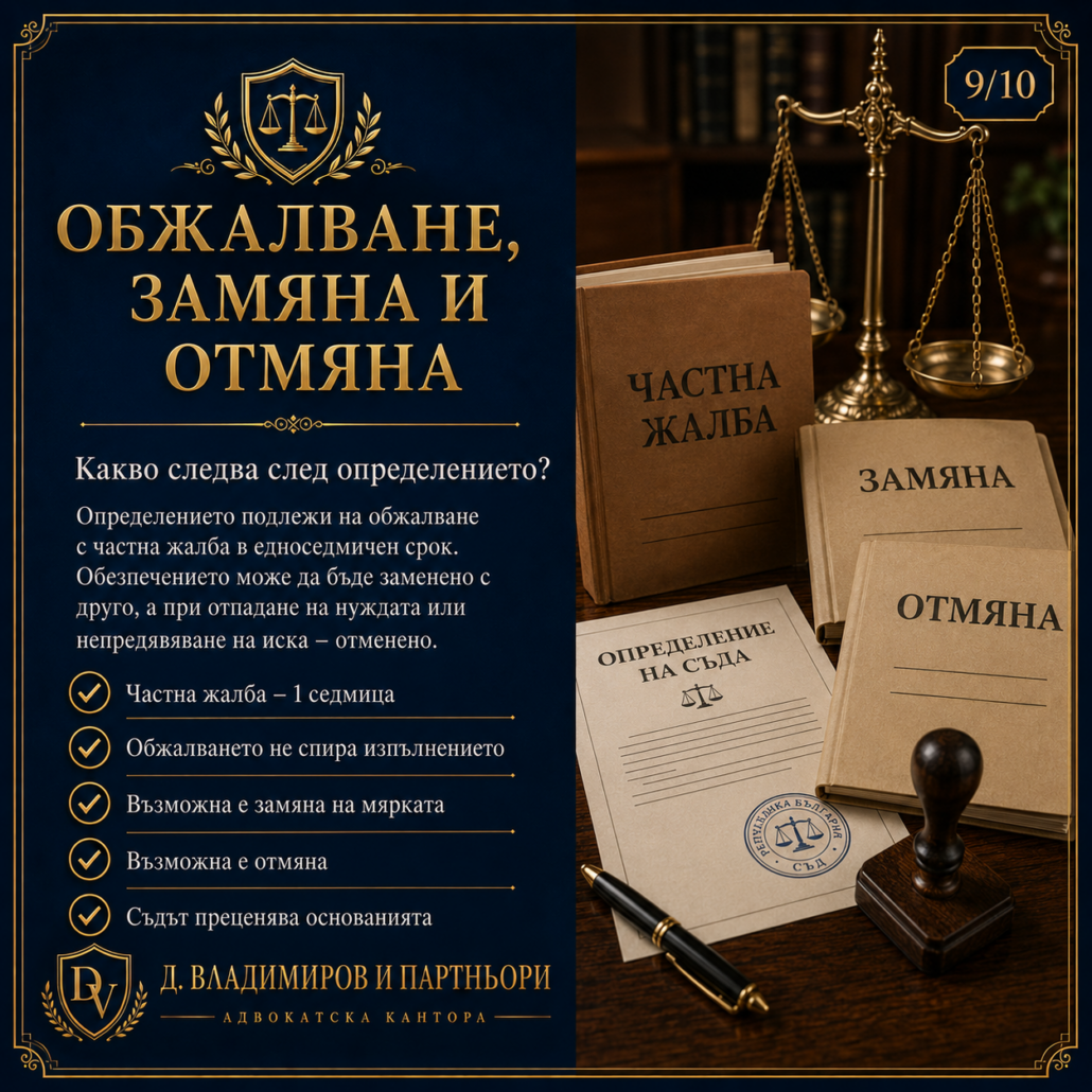Обезпечение на граждански иск 7 Обезпечение на граждански иск