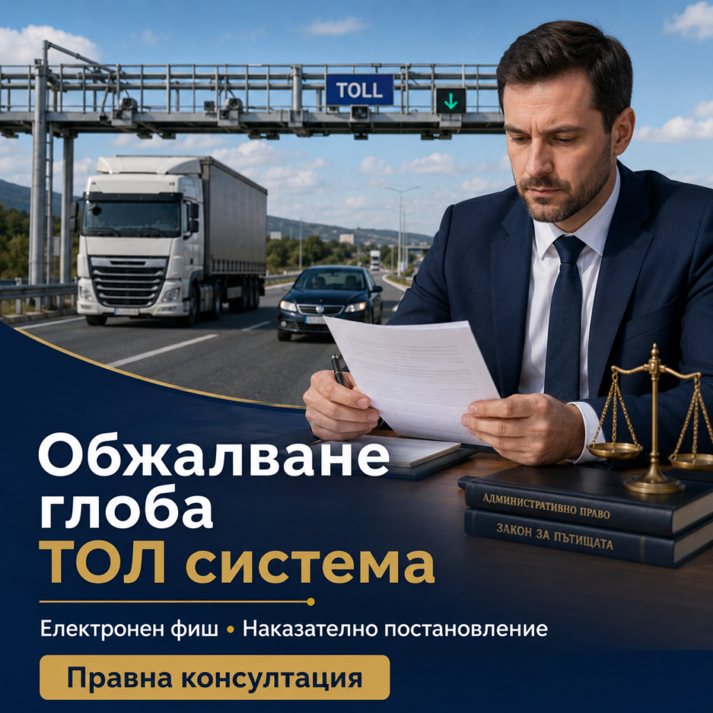 Обжалване глоба на ТОЛ системата Обжалване глоба на ТОЛ системата