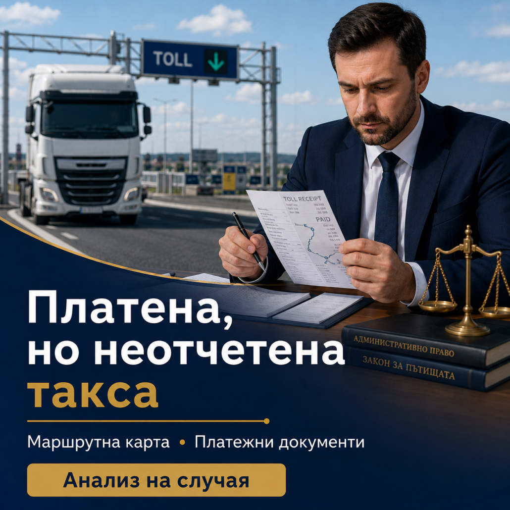 Обжалване глоба на ТОЛ системата Обжалване глоба на ТОЛ системата