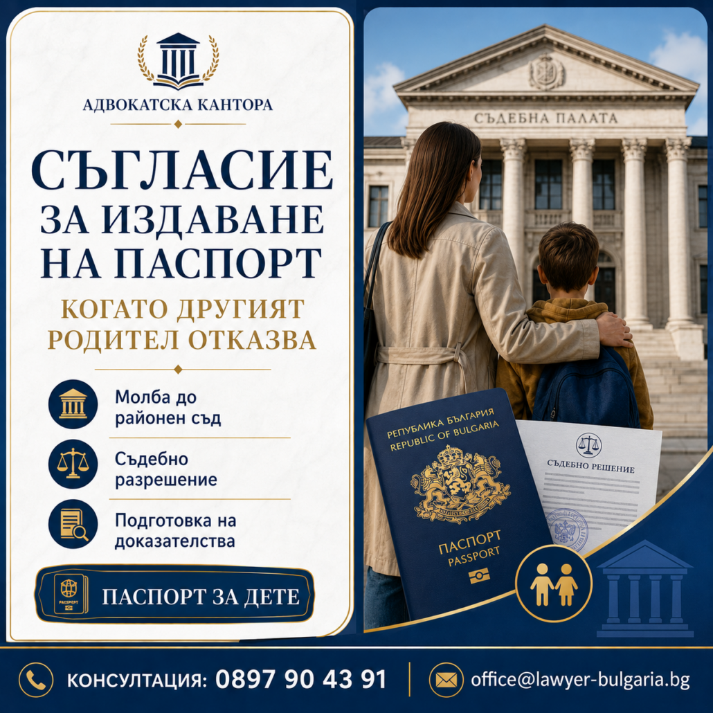 Заместващо съгласие пътуване на дете Заместващо съгласие пътуване на дете