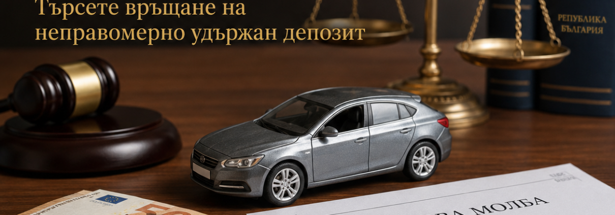 Връщане депозит Рент а кар 1 Връщане депозит Рент а кар